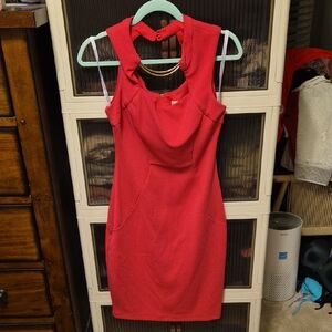 Bisou Bisou Chic Red Mini Dress
